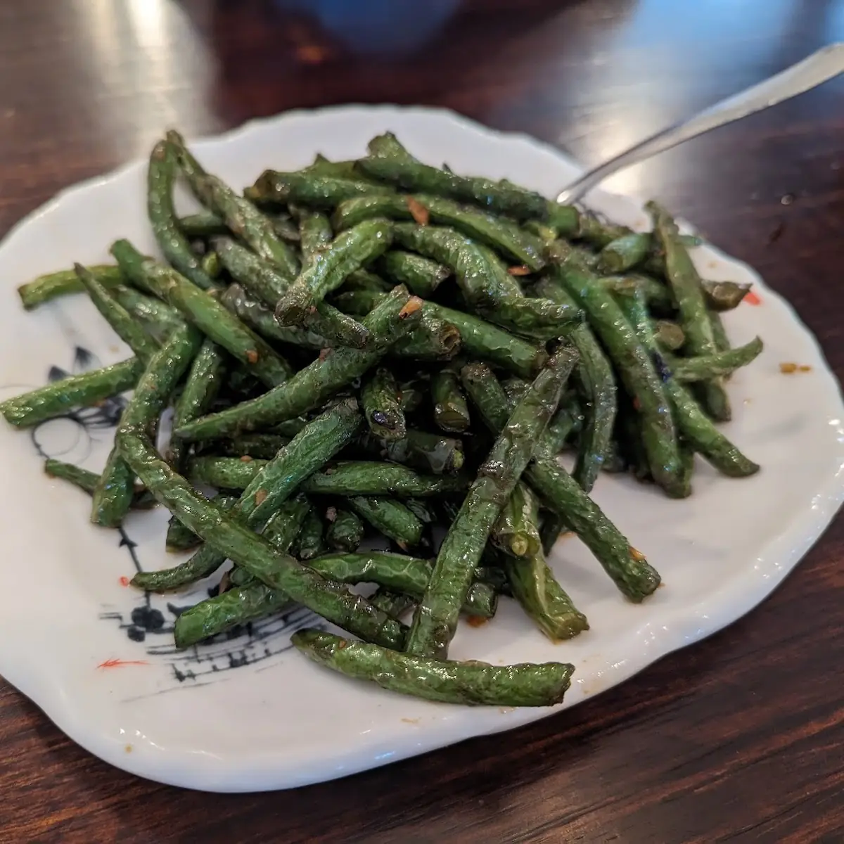 sautéed string beans 干煸四季豆